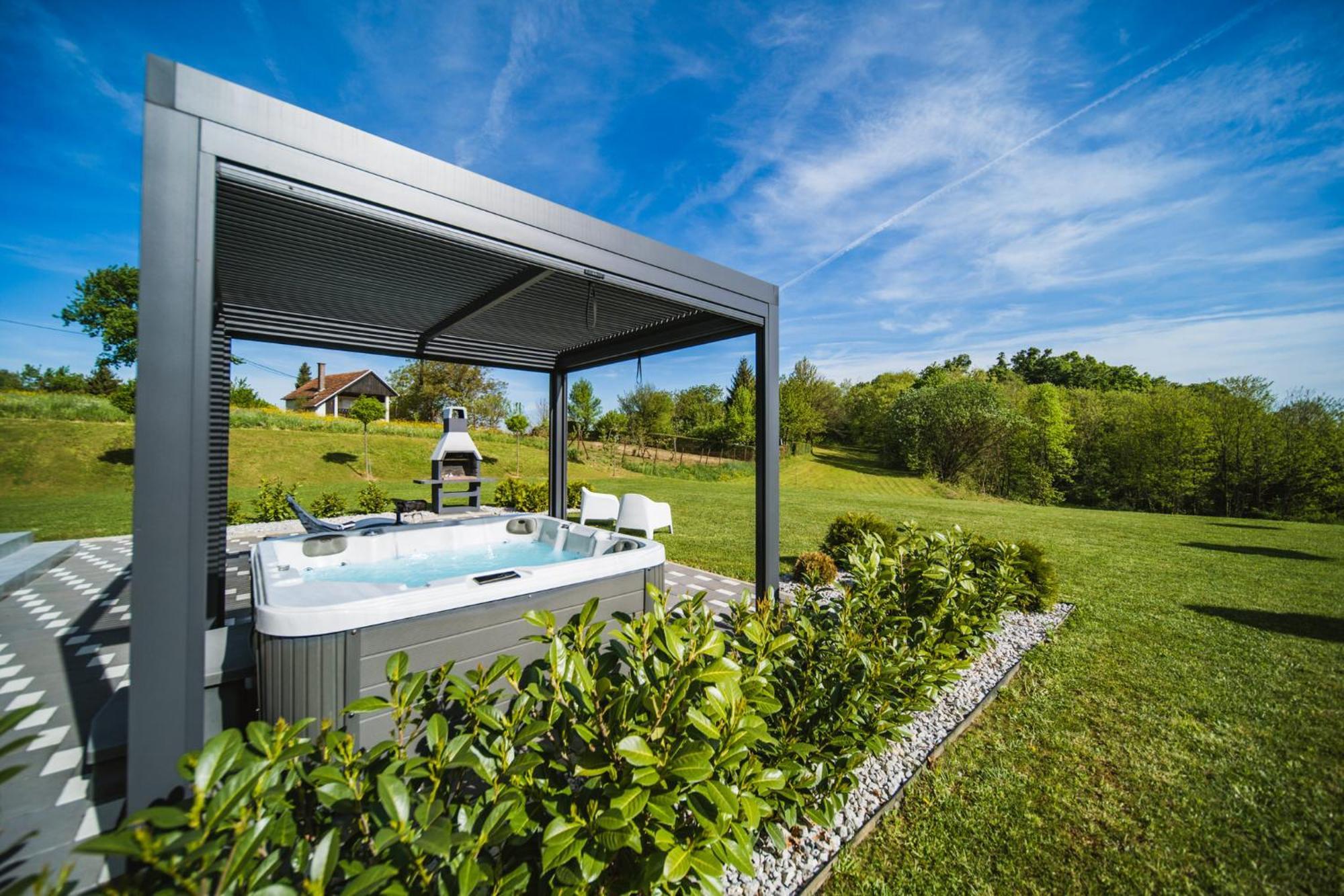 K Relax Place, Varazdinske Toplice, Modern Home With Sauna, Jacuzzi, Wifi المظهر الخارجي الصورة